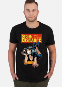 Koszulka Tentin Quarantino Social Distance