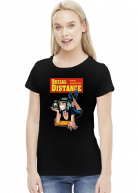 Pulp Fiction - Social Distance koszulka damska