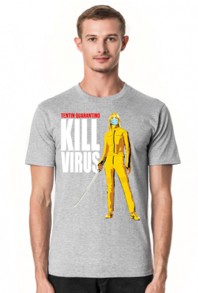 Koszulka Tentin Quarantino Kill Virus