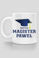 Kubek Mister Magister z imieniem Paweł