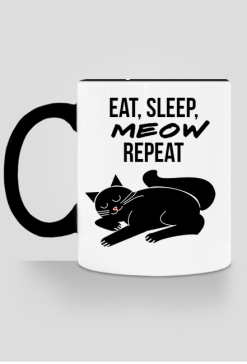 Kubek EAT, SLEEP, MEOW, REPEAT