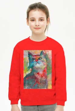 Bluza z kotem