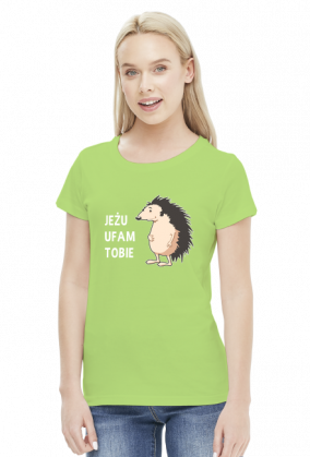 Koszulka Jeżu ufam tobie damska
