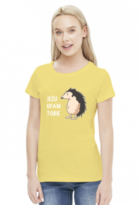 Koszulka Jeżu ufam tobie damska