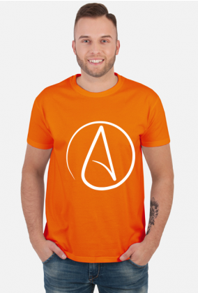 Koszulka z symbolem ateizmu