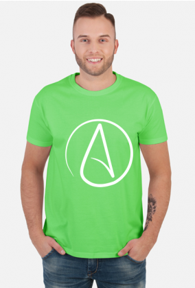 Koszulka z symbolem ateizmu