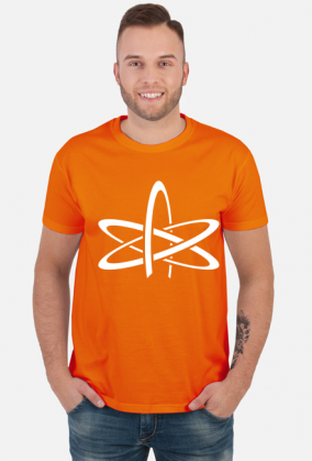 Ateizm symbol atom koszulka