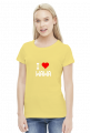 KOSZULKA I LOVE WAWA DAMSKA