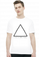 Koszulka biała - TRÓJKĄT ♂