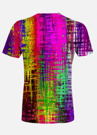 kolorowa koszulka w abstrakcyjne wzory