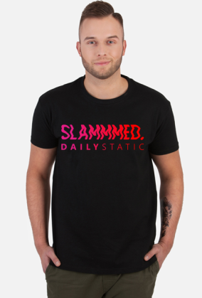 SLAMMED DAILY STATIC - KOSZULKA DLA MOTOMANIAKA AUTOMANIAKA