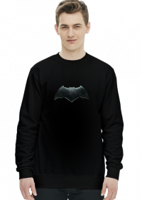 BLUZA BATMAN MĘSKA CZARNA