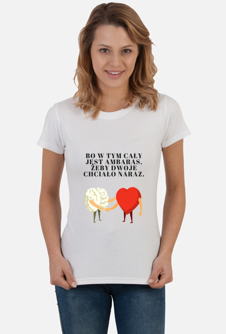 Koszulka damska - Serce i Umysł