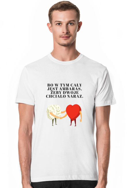 Koszulka męska - Serce i Umysł