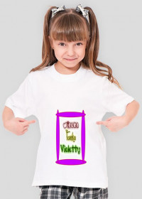 Koszulka dziewczeca dla fanow serialu "Violetta"