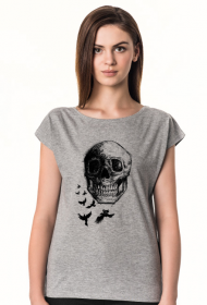 Koszulka damska Raven Skull