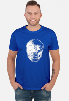 Koszulka męska Skull BW