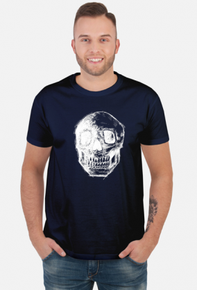 Koszulka męska Skull BW