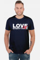 koszulka z nadrukiem love is everything