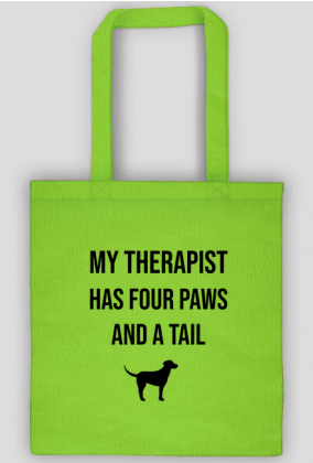 Pies terapeuta -eko torba dla psiej mamy
