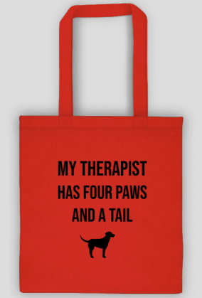 Pies terapeuta -eko torba dla psiej mamy
