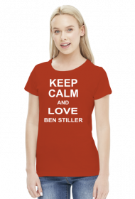 T-Shirt KEEP CALM AND LOVE BEN STILLER