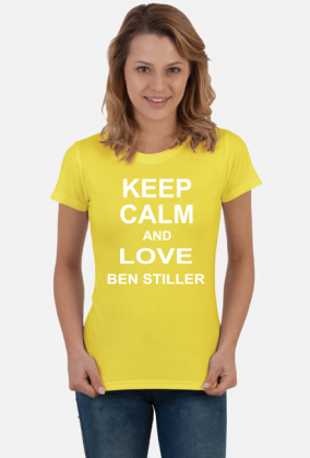 T-Shirt KEEP CALM AND LOVE BEN STILLER