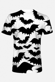 Podkoszulek w Nietoperze Halloween FullPrint Full