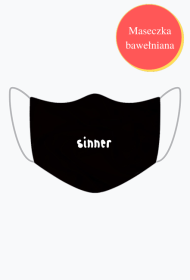 Maseczka Bawełniana "Sinner"