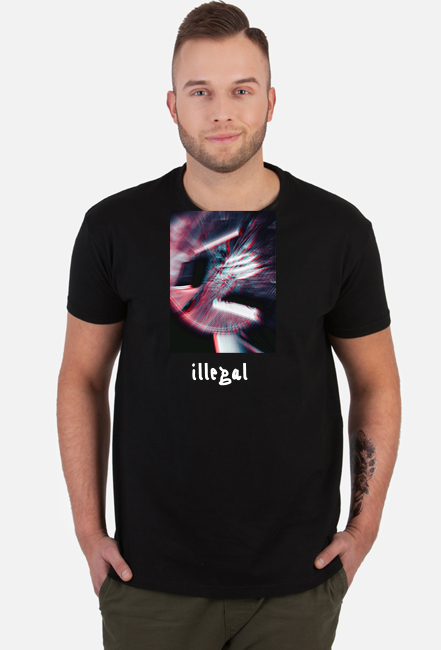 #illegal T-Shirt męski streetwear type bogo