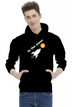 Bluza z kapturem - Bitcoin to the moon