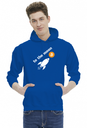 Bluza z kapturem - Bitcoin to the moon