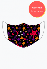 maseczka kolorowe rozgwiazdy