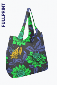 torba na ramię w duże kolorowe kwiaty