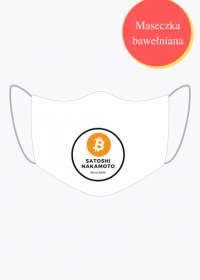 Maseczka Bitcoin - Satoshi Nakamoto