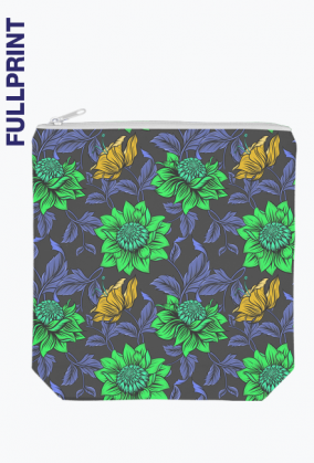 kosmetyczka w kolorowe kwiaty