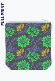 kosmetyczka w kolorowe kwiaty