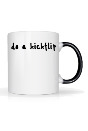 kubek do a kickflip
