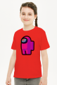 Among Us pink - koszulka dziecięca dla dziewczyny