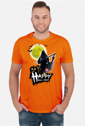 Koszulka męska Happy Halloween 001
