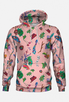 Bluza Kaptur NA/CULture Róż