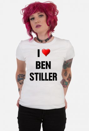 Koszulka damska I LOVE BEN STILLER