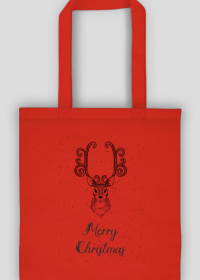 Merry Christmas - świąteczna torba z nadrukiem