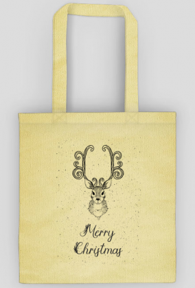 Merry Christmas - świąteczna torba z nadrukiem