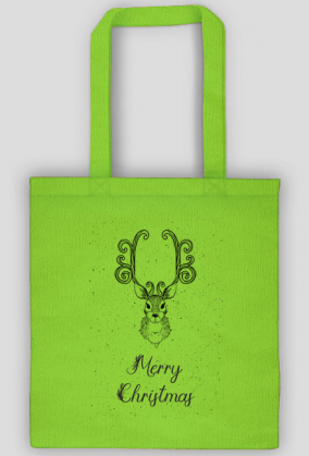 Merry Christmas - świąteczna torba z nadrukiem