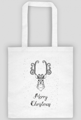 Merry Christmas - świąteczna torba z nadrukiem