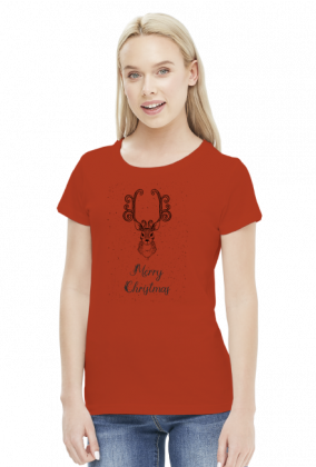 Merry Christmas - świąteczna koszulka damska