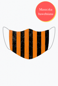 fajna maseczka w kolorowe paski