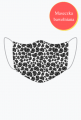 maseczka z nadrukiem w muszelki