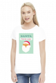Santa loves you - świąteczna koszulka damska